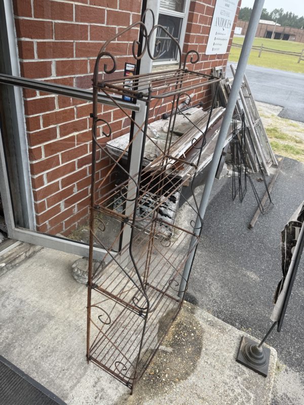 Rustic Iron Bakers Rack - Image 3