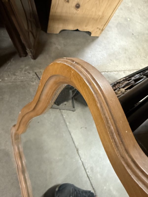 French Provincial Style Mirror with Wooden Frame - Image 3