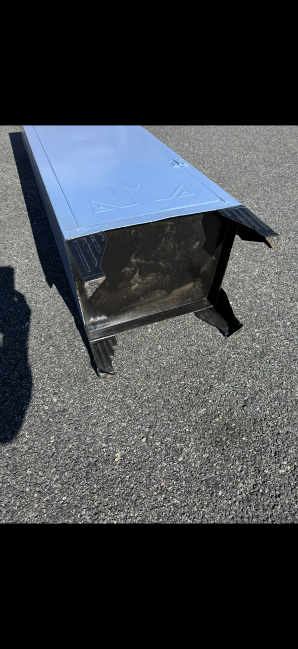 Vintage Blue Metal Cabinet with Adjustable Shelves - Image 20